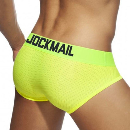 Neon Jockmail Brief - Yellow