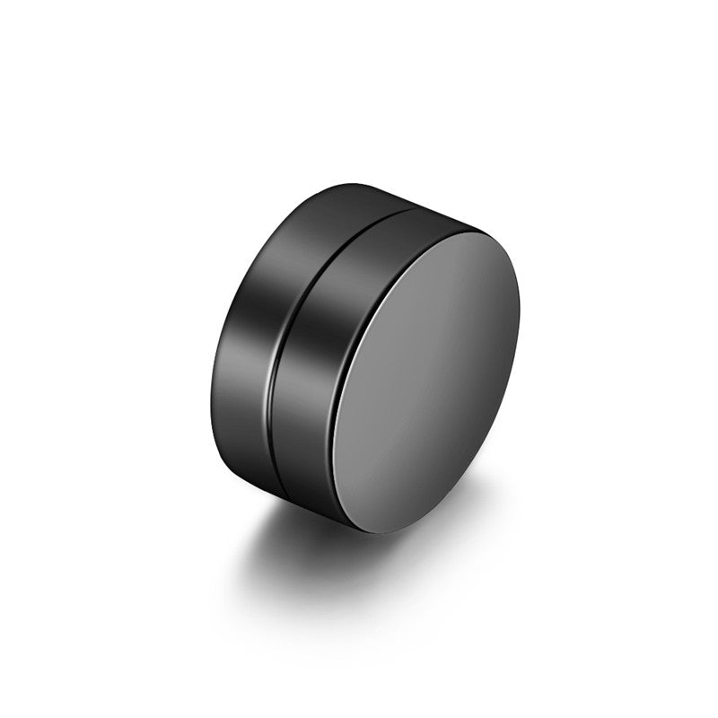 Black Magnet Earring 4mm