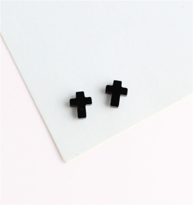 Cross Magnet Earring