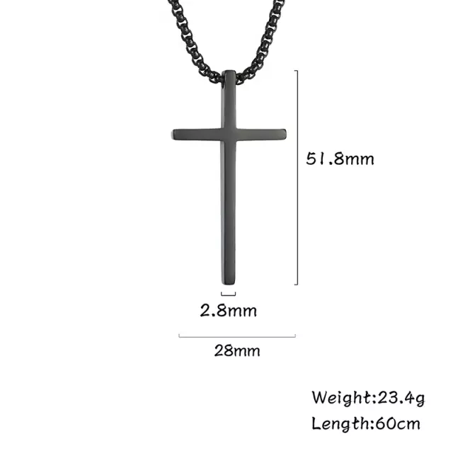 Stainless Steel Cross Chain