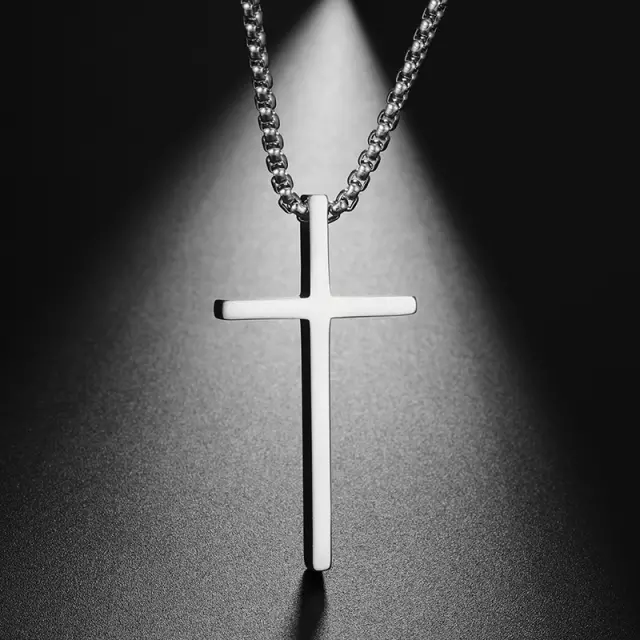 Stainless Steel Cross Chain