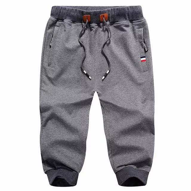 Dark Gray Sports Capri