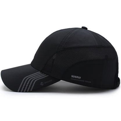 Gorra Deportiva Transpirable Negra (Navidad)