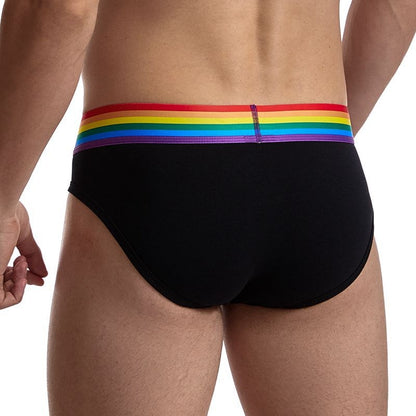 Jockmail Pride Cotton Brief - Black