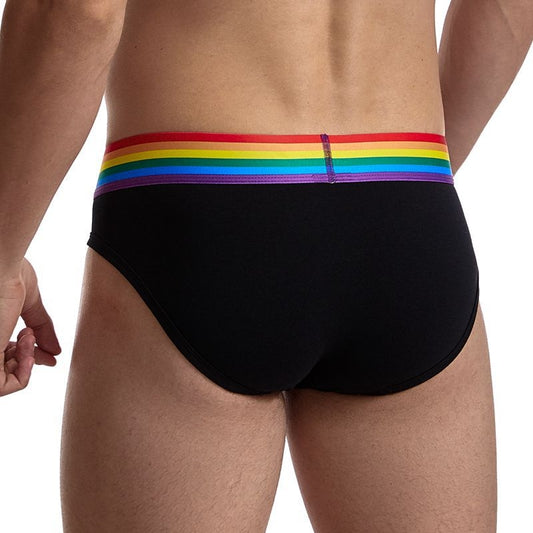 Calzoncillo Jockmail Pride Algodón - Negro-K154