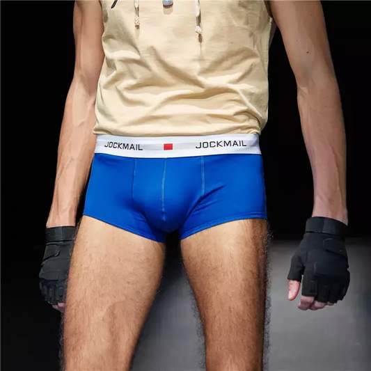 Boxer Jockmail Algodón - Azul K244