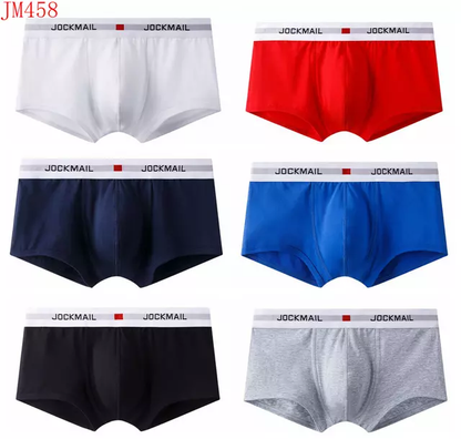 Boxer Jockmail Algodón - Rojo K244