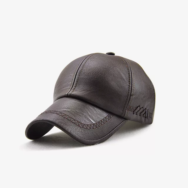 Jarmont X Dark Brown Leather Cap