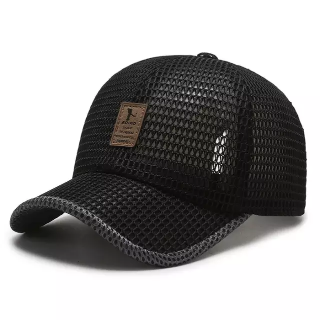Black Transparent Breathable Cap