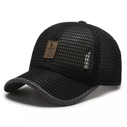 Black Transparent Breathable Cap