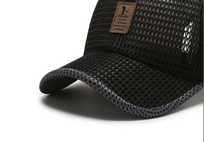 Black Transparent Breathable Cap