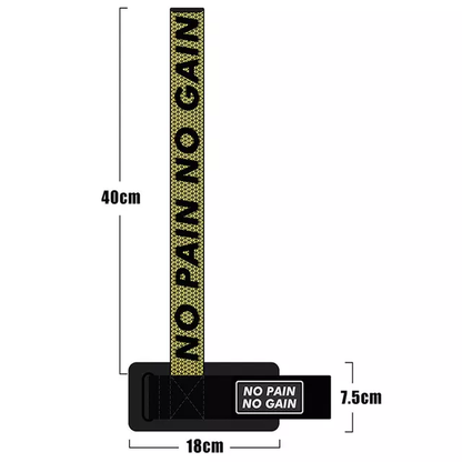 Pair of Wrist Straps for Weight Lifting GYM