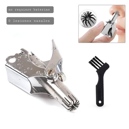 Manual nose hair trimmer