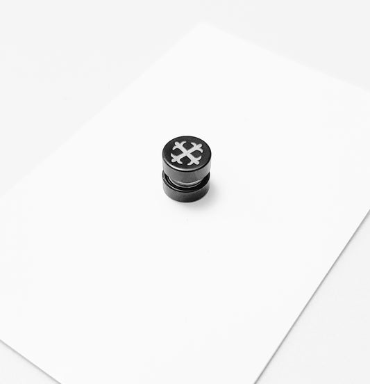 1Pc Magnet Earring Cross Design