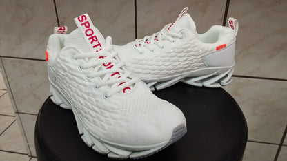 Tenis Deportivos Flexibles - Blanco K190