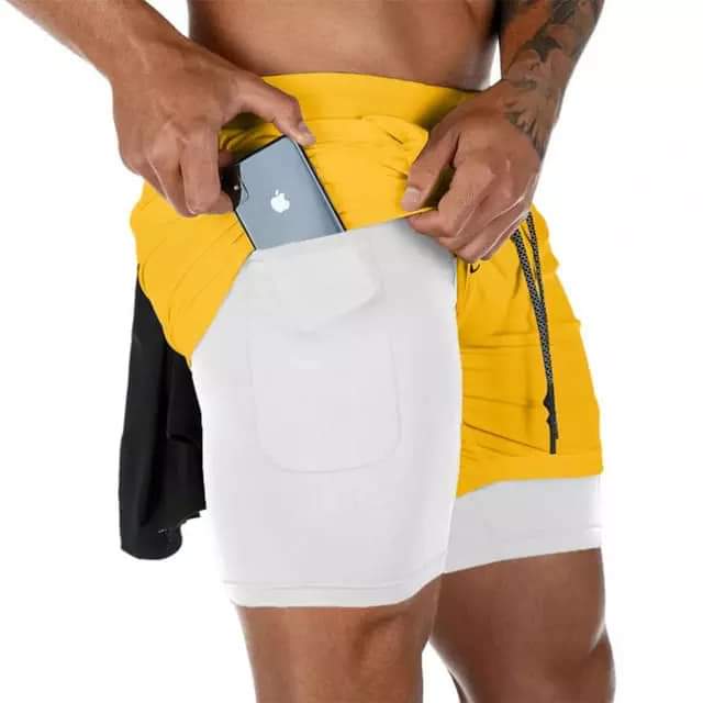 Yellow Sports Short