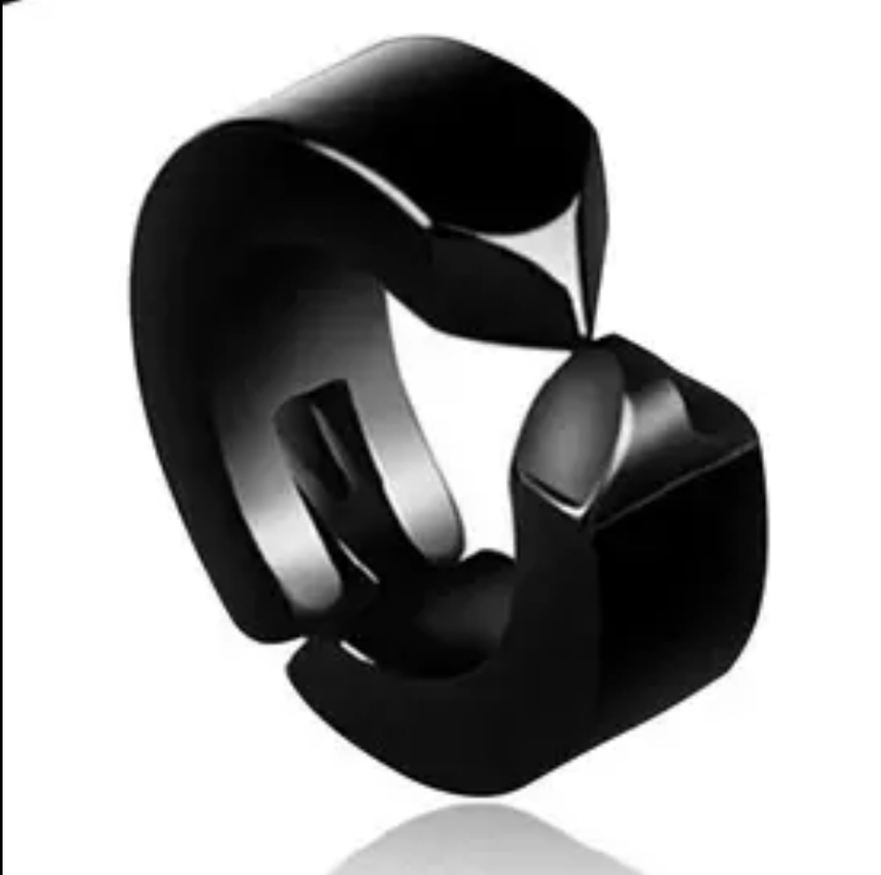 Black Pressure Earring