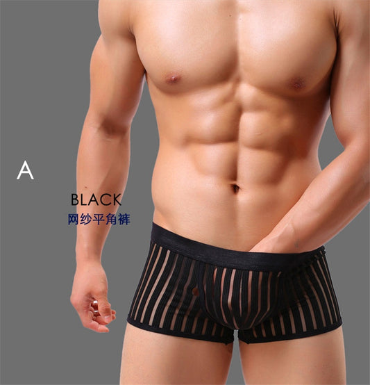 Black Transparent Boxer