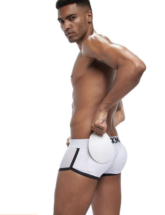 Boxer Jockmail con Aumento - Blanco K251