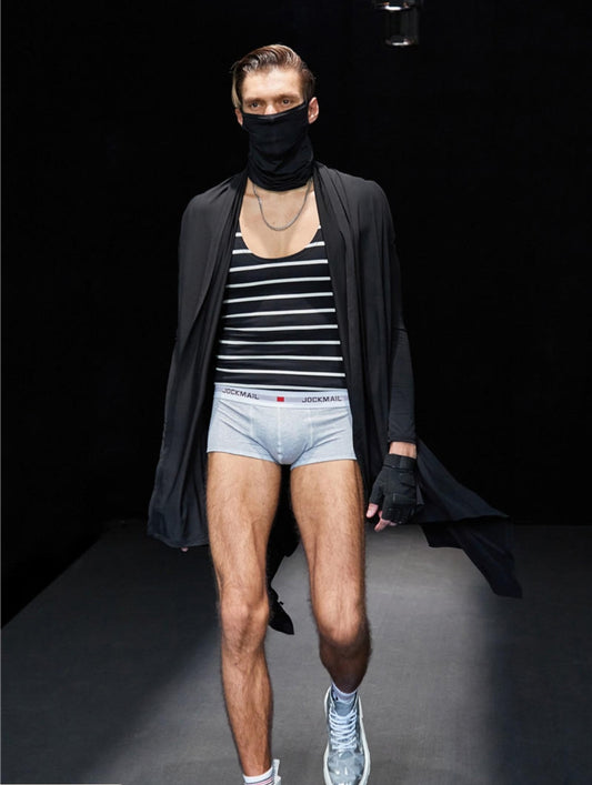 Boxer Jockmail Algodón - Gris K244