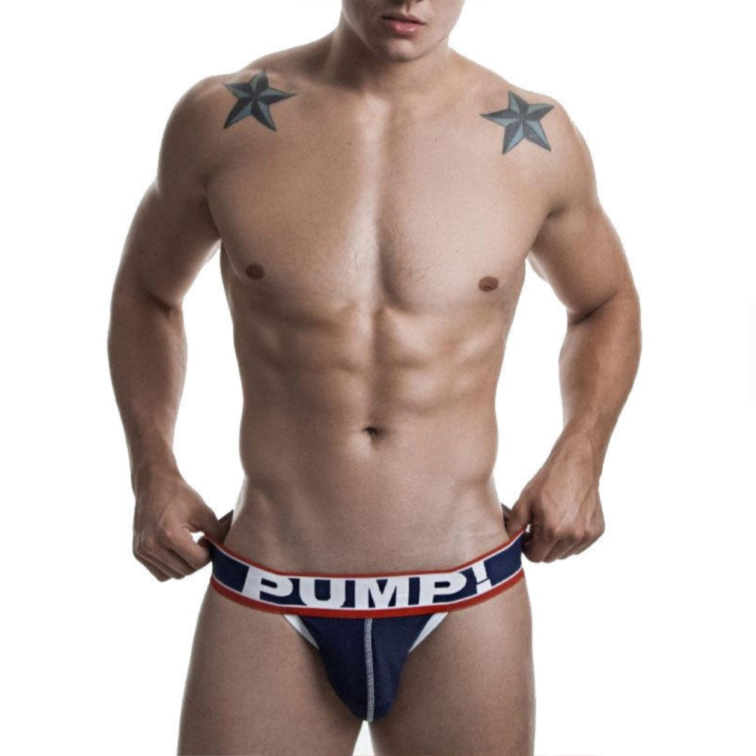 Jockstraps Pump K388-C Rojo-Azul