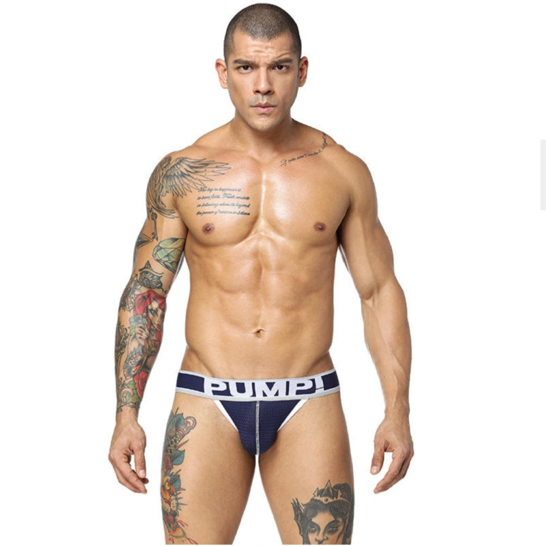 Jockstraps Pump K388-A Azul - BLANCO