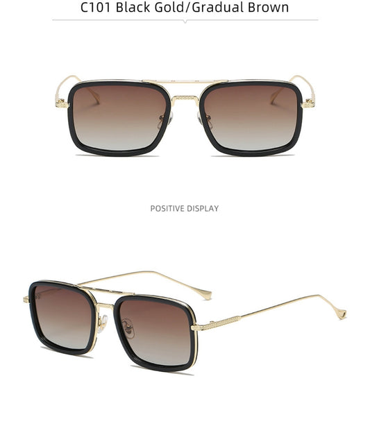 Lentes de Sol de moda / Cafe/ C16