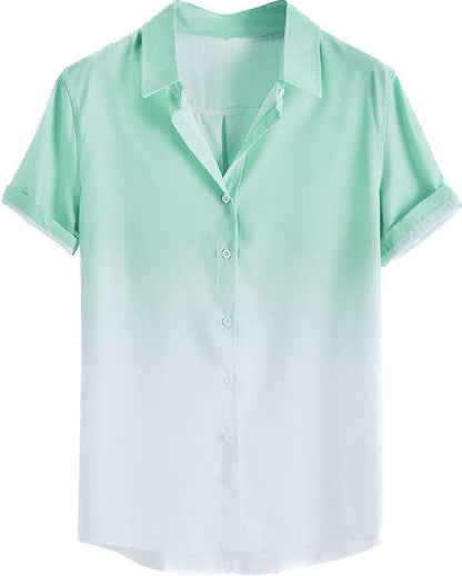 Yellow Faded Printed Casual Shirt