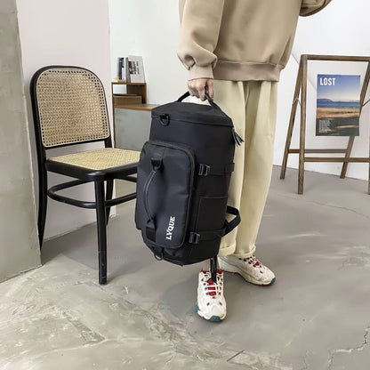 Mochila Impermeable-Multifuncional, Color Negro K143