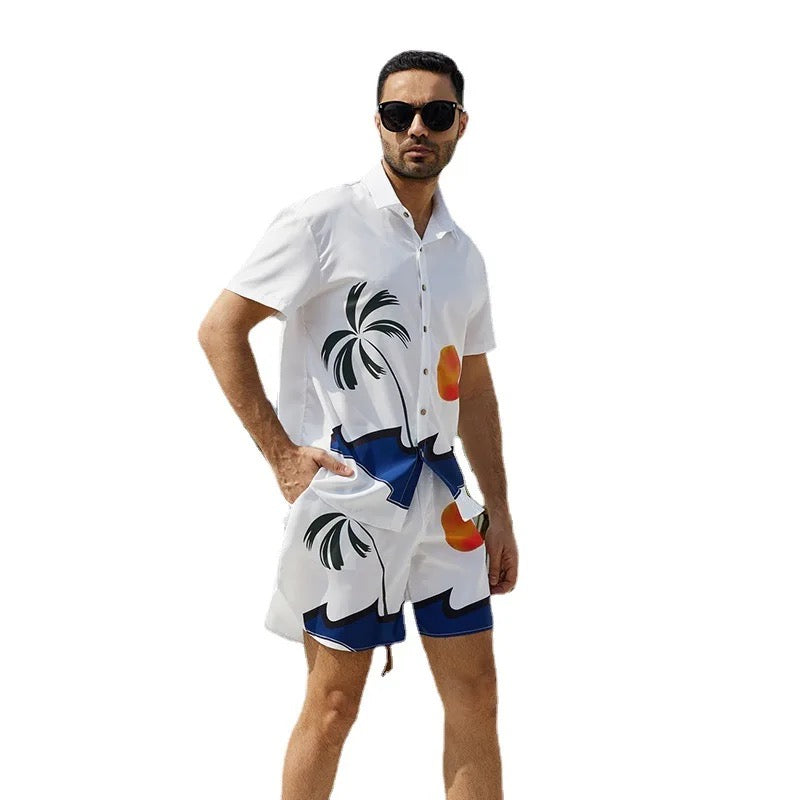 Set Short and Printed Beach Shirt