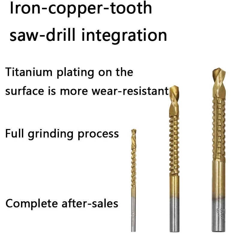 Juego de Brocas Dentadas de Acero de Alta velocidad S017