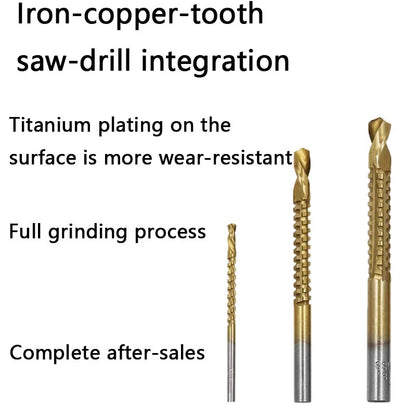 Juego de Brocas Dentadas de Acero de Alta velocidad S017
