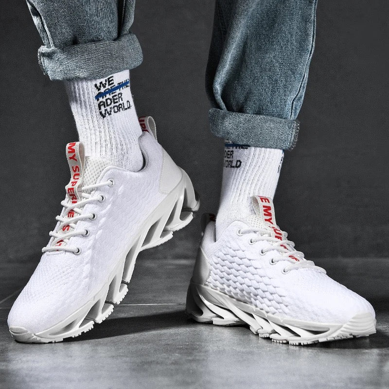 Tenis Deportivos Flexibles - Blanco K190