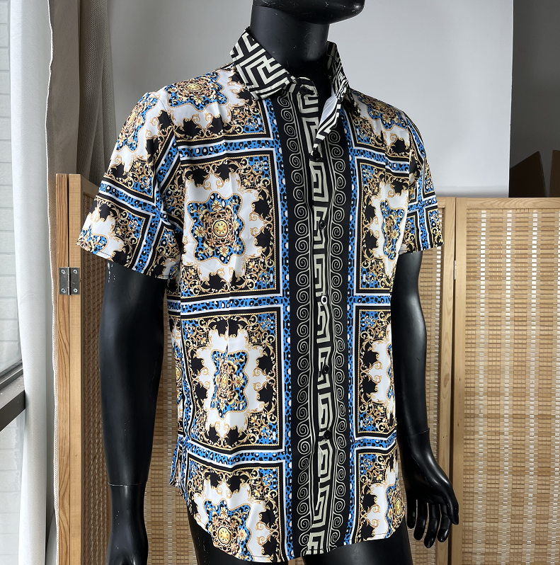 Yellow Faded Printed Casual Shirt