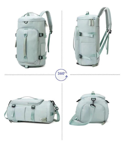 Mochila Impermeable-Multifuncional, Color Verde K143