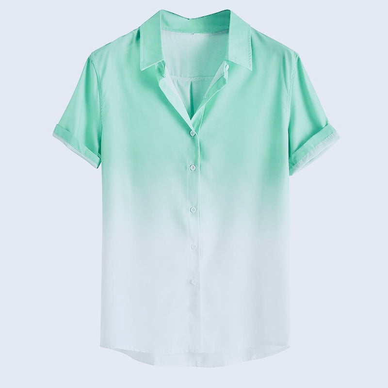 Yellow Faded Printed Casual Shirt