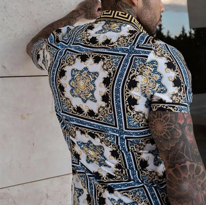 Yellow Faded Printed Casual Shirt