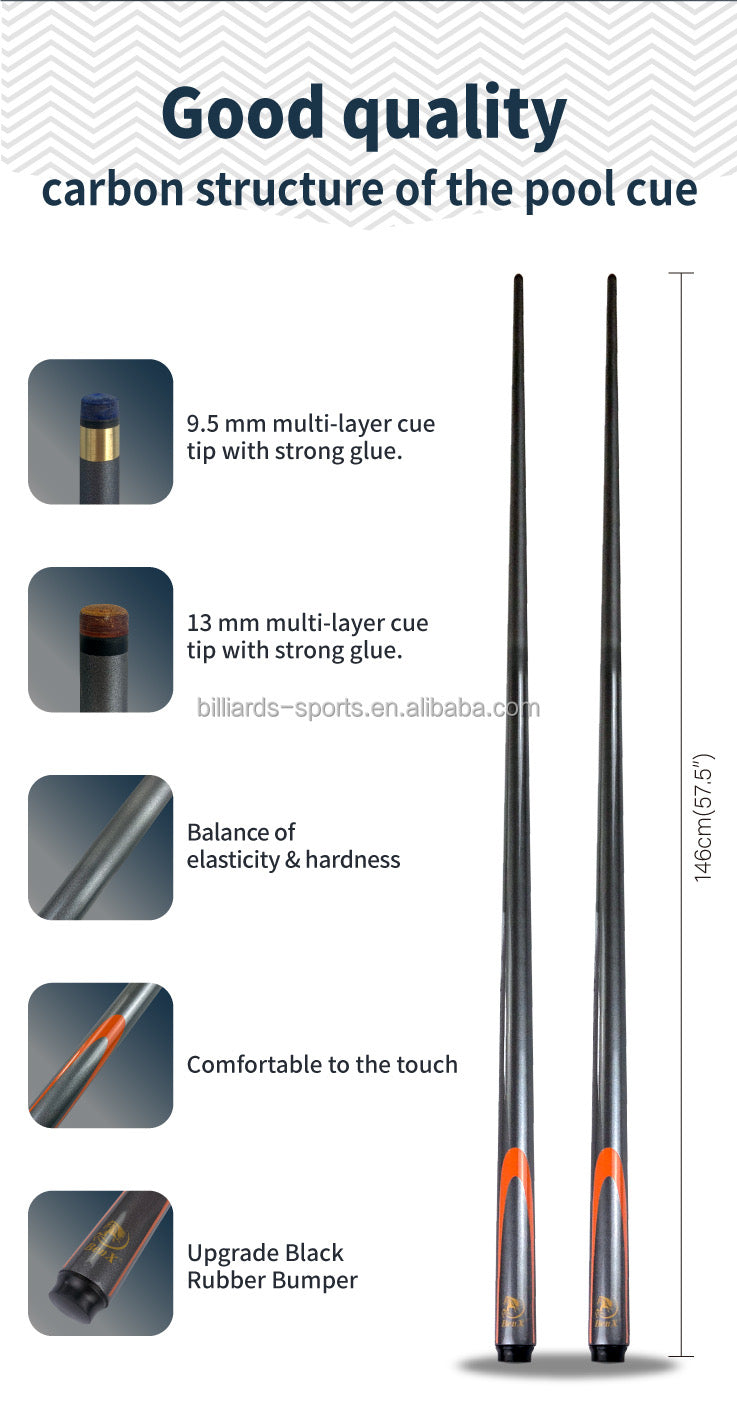 Carbon Fiber Billiard Cues