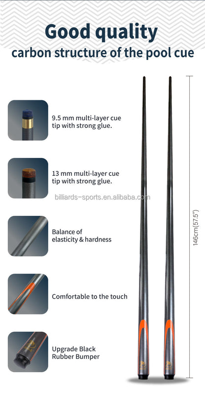 Carbon Fiber Billiard Cues